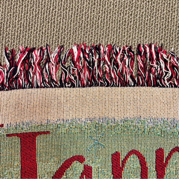 Disney Holiday Throw Blanket Happy Holidays Mickey Mouse Minnie Tree Christmas - Picture 7 of 10